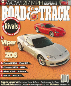 ROAD & TRACK 2005 DEC - SHOOTOUT MANIA, PEBBLE BEACH